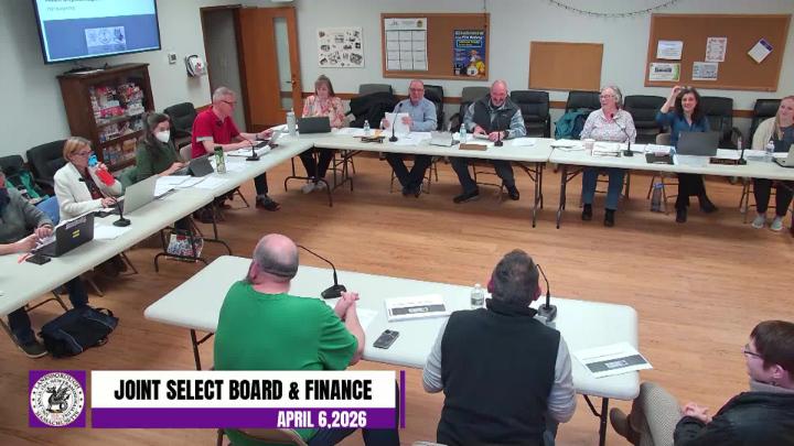 Thumbnail image for Select Board & Finance Joint Meeting-4-6-26