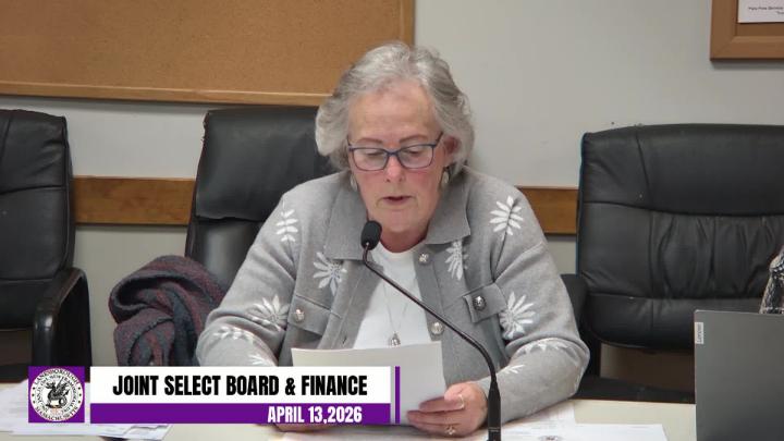 Thumbnail image for Select Board & Finance Joint Meeting-4-13-26